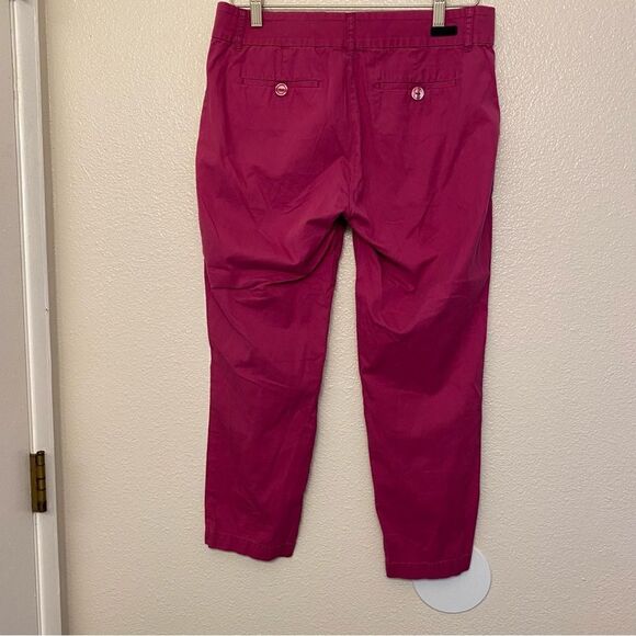 KUT from the Kloth Hot pink fuchsia Crop Stretch Pants Style KC330MA3SF -6 - Picture 3 of 12
